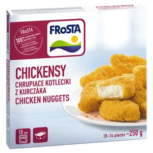 FROSTA CHICKENSY Chrupiące kotleciki z kurczaka mrożone 250 g FROSTA CHICKENSY Chrupiące kotleciki z kurczaka mrożone 250 g
