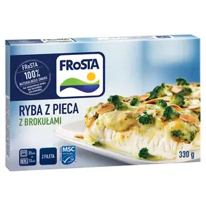 FROSTA Ryba z pieca z brokułami mrożona 330 g FROSTA Ryba z pieca z brokułami mrożona 330 g