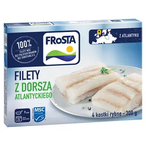 FROSTA Filety z dorsza 4 szt. mrożone 300 g FROSTA Filety z dorsza 4 szt. mrożone 300 g