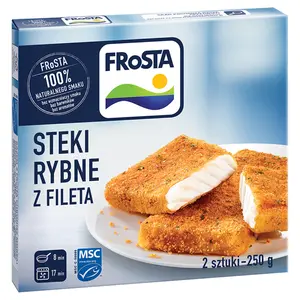 FROSTA Steki rybne mrożone 2 szt. 250 g FROSTA Steki rybne mrożone 2 szt. 250 g